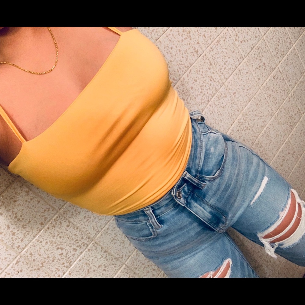 Nothing but Goldie crop top